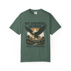 Not Grounded Anymore Vintage Eagle T-Shirt | Faith Outdoor Apparel | Soaring Eagle Tee | Grace In Progress | Recovery & Hope Gift