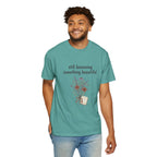 Grace in Progress Faith T-Shirt — Still Becoming Something Beautiful — Vintage Wildflower Christian Tee for Women Healing & Growing