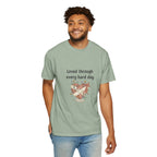 Grace in Progress Christian T-Shirt — Loved Through Every Hard Day — Faith & Mental Health Tee | Bandaged Heart Vintage Illustration