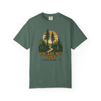 You Are Not Lost Vintage Forest T-Shirt | Faith Outdoor Apparel | Healing Encouragement Shirt | Pine Tree Screen Print | Grace In Progress