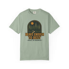 Brave Enough To Rest | Moonlit Forest Badge Vintage Tee | Grace In Progress | Faith Outdoor Shirt | Rest Burnout Recovery Apparel