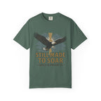 Still Made To Soar Vintage Eagle T-Shirt | Faith Outdoor Apparel | Hope After Hard Seasons | Screen Print Tee | Grace In Progress