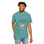 Grace in Progress Christian T-Shirt — Loved Through Every Hard Day — Faith & Mental Health Tee | Bandaged Heart Vintage Illustration