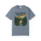 Still Moving Through It Vintage River Valley Faith T-Shirt | Grace In Progress | Mental Health Outdoor Apparel