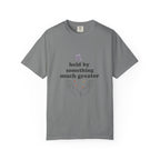 Grace in Progress Christian T-Shirt — Held by Something Much Greater — Vintage Hands & Wildflower Faith Tee | Prayer & Healing Shirt for Women