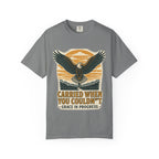 Carried When You Couldn't Vintage Eagle Faith T-Shirt | Grace In Progress | Burnout Caregiver Hope Apparel