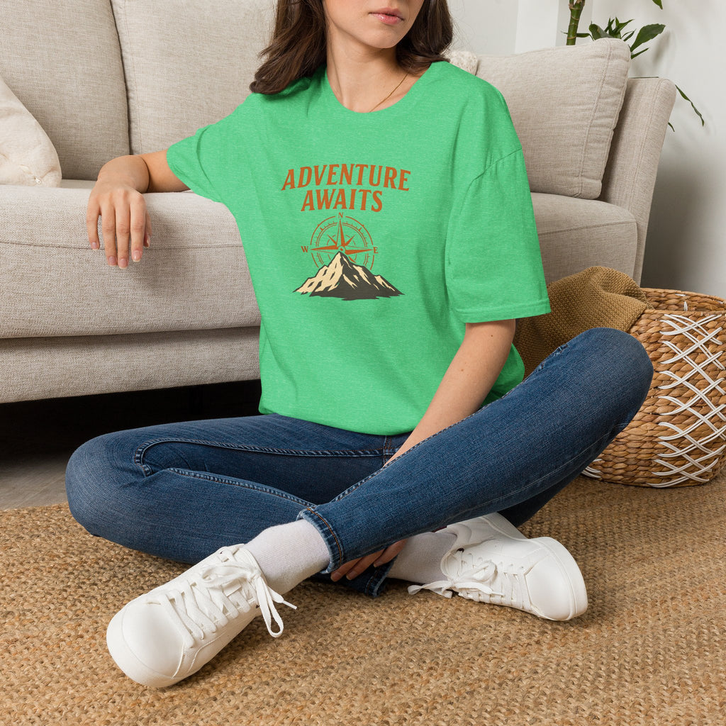 Adventure awaits compass mountain T-Shirt