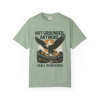 Not Grounded Anymore Vintage Eagle T-Shirt | Faith Outdoor Apparel | Soaring Eagle Tee | Grace In Progress | Recovery & Hope Gift