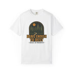 Brave Enough To Rest | Moonlit Forest Badge Vintage Tee | Grace In Progress | Faith Outdoor Shirt | Rest Burnout Recovery Apparel