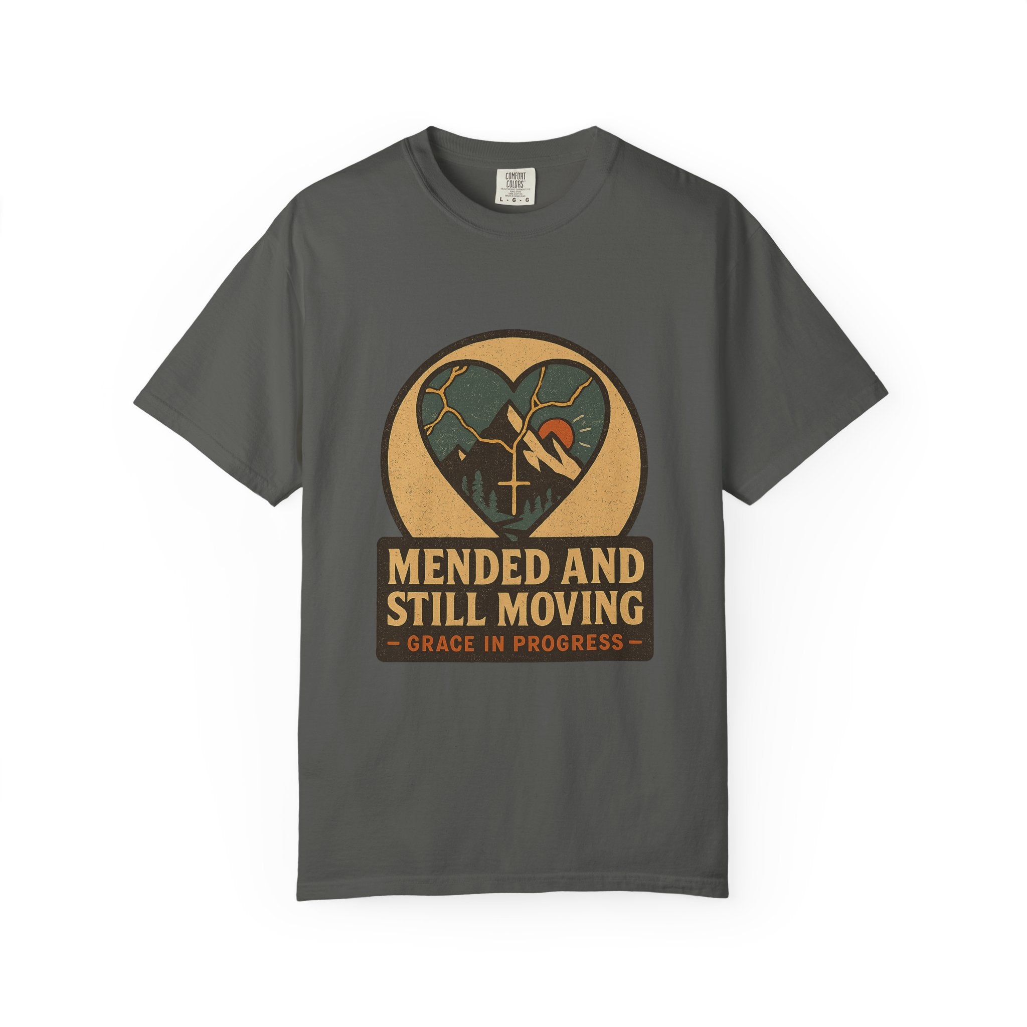 Mended and Still Moving — Kintsugi Mountain Tee