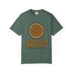 Every Season Made You Vintage Tree Ring Faith T-Shirt | Grace In Progress | Recovery Resilience Apparel