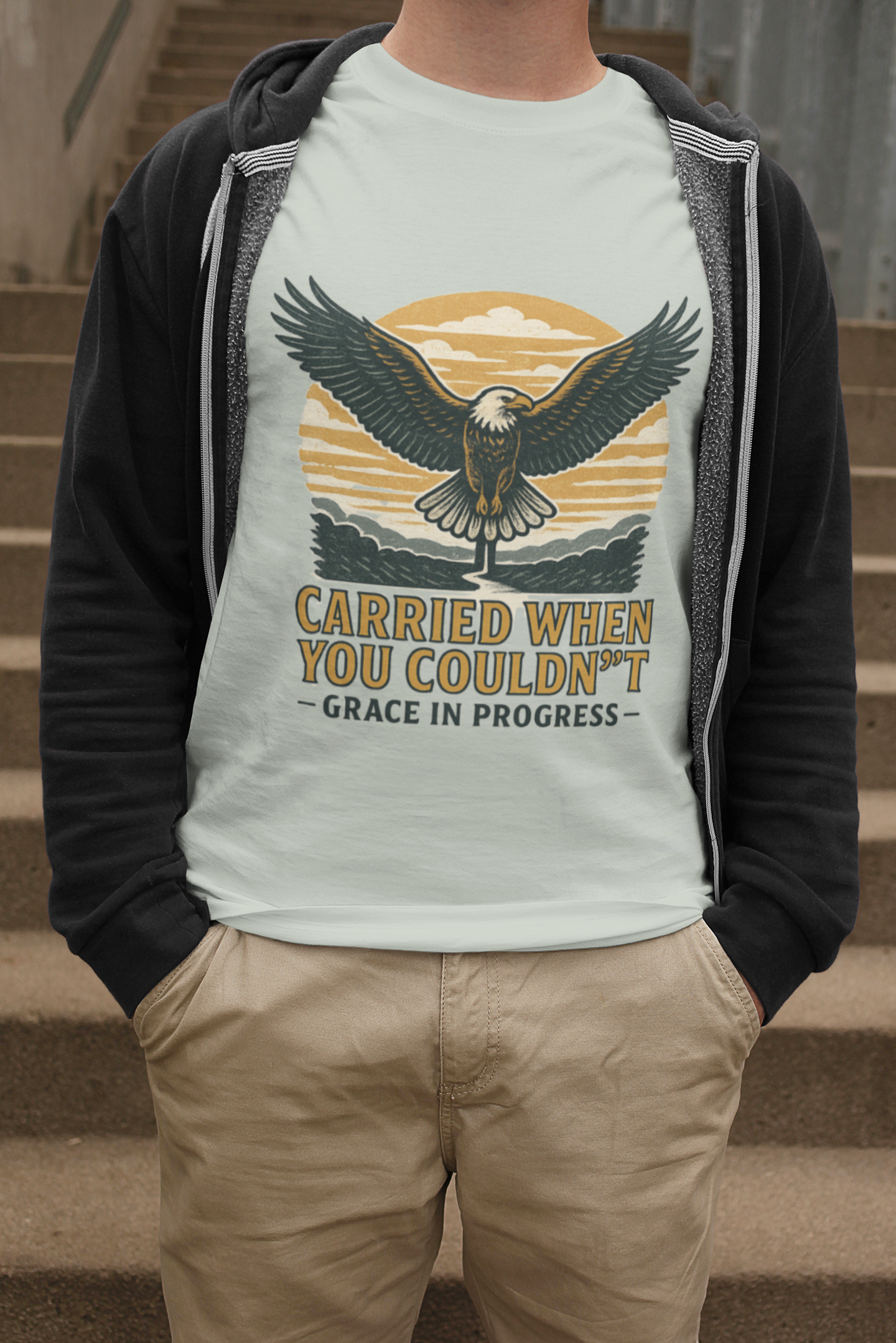 Carried When You Couldn't — Vintage Eagle Tee