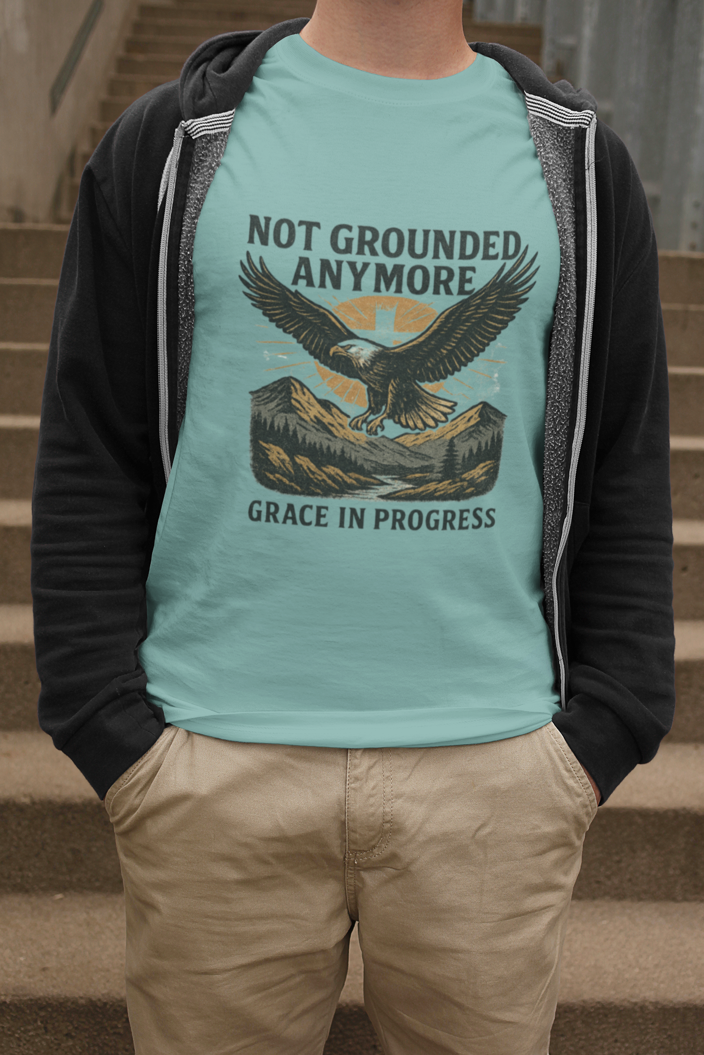 Not Grounded Anymore — Vintage Eagle Tee