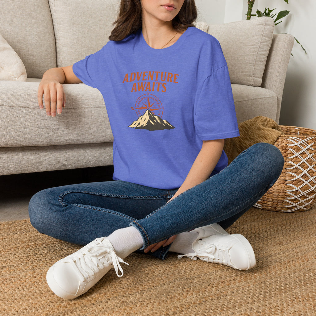 Adventure awaits compass mountain T-Shirt