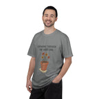 Grace in Progress Faith T-Shirt — Growing Through the Hard Soil — Vintage Terracotta Plant Christian Tee | Healing & Growth Design for Women