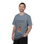 Grace in Progress Faith T-Shirt — Growing Through the Hard Soil — Vintage Terracotta Plant Christian Tee | Healing & Growth Design for Women
