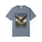 Not Grounded Anymore Vintage Eagle T-Shirt | Faith Outdoor Apparel | Soaring Eagle Tee | Grace In Progress | Recovery & Hope Gift