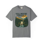 Still Moving Through It Vintage River Valley Faith T-Shirt | Grace In Progress | Mental Health Outdoor Apparel