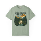 Still Moving Through It Vintage River Valley Faith T-Shirt | Grace In Progress | Mental Health Outdoor Apparel