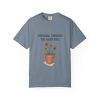 Grace in Progress Faith T-Shirt — Growing Through the Hard Soil — Vintage Terracotta Plant Christian Tee | Healing & Growth Design for Women