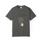 Grace in Progress Faith T-Shirt — Still Becoming Something Beautiful — Vintage Wildflower Christian Tee for Women Healing & Growing