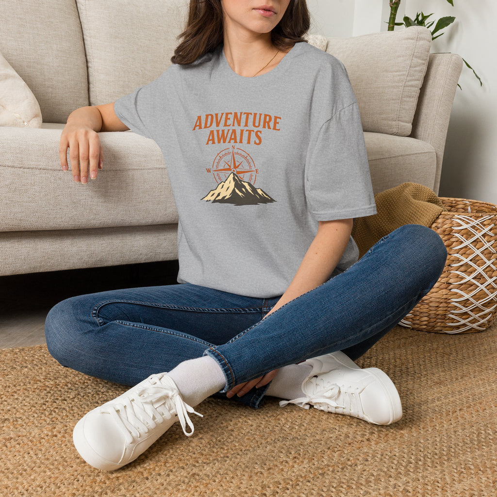 Adventure awaits compass mountain T-Shirt
