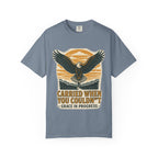 Carried When You Couldn't Vintage Eagle Faith T-Shirt | Grace In Progress | Burnout Caregiver Hope Apparel