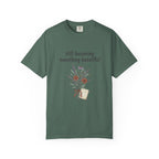 Grace in Progress Faith T-Shirt — Still Becoming Something Beautiful — Vintage Wildflower Christian Tee for Women Healing & Growing