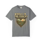 Whole In The Cracks Kintsugi Heart Landscape T-Shirt | Faith Healing Apparel | Recovery Gift | Vintage Screen Print Tee | Grace In Progress